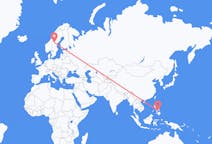 Flyreiser fra Cebu, Filippinene til Östersund, Sverige