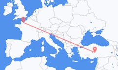 Flug frá Caen, Frakklandi til Nevşehir, Tyrklandi