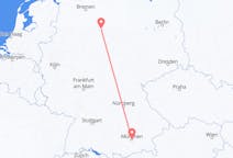 Flyrejser fra Hannover til München