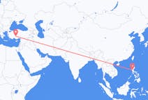 Flyreiser fra Angeles, Filippinene til Konya, Tyrkia