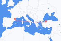 Vluchten van Eskişehir, Turkije naar Barcelona, Spanje
