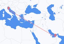 Flights from Abu Dhabi to Ancona