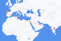 出发地 印度丘德达帕目的地 葡萄牙波尔图的航班