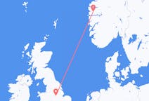 Flights from Førde, Norway to Nottingham, the United Kingdom