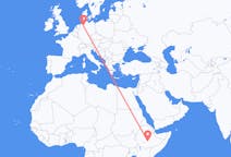 Flyreiser fra Goba, Etiopia til Bremen, Tyskland