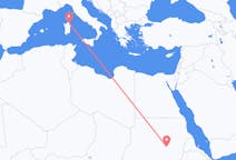 Flyg från Khartoum, Sudan till Olbia, Italien