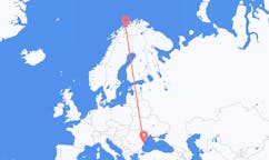 Flights from Sørkjosen, Norway to Constanța, Romania