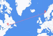 Fly fra Saguenay til Kristiansund