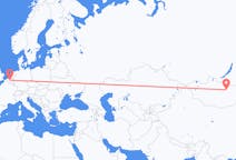 Flyreiser fra Ulan Bator, Mongolia til Brussel, Belgia