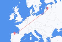 Flyg från Leon till Riga