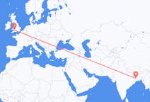 Flyrejser fra Durgapur, Indien til Cardiff, Wales