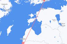 Flyg från Palanga, Litauen till Helsingfors, Finland