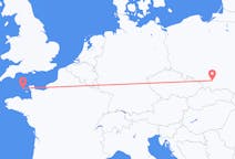 Flyrejser fra Sankt Peter Port, Guernsey til Kraków, Polen