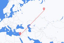 Flights from Tel Aviv, Israel to Nizhnevartovsk, Russia