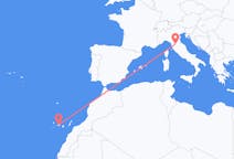 Flyreiser fra Firenze, Italia til Santa Cruz de Tenerife, Spania