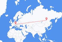 Flights from Neryungri, Russia to Salzburg, Austria