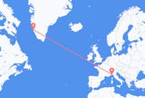Flyrejser fra Genova til Nuuk