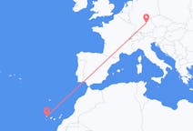 Fly fra Santa Cruz de La Palma til Nürnberg