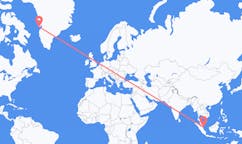 Flights from Singapore, Singapore to Qeqertarsuaq, Greenland