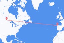 Flyg från Winnipeg, Kanada till La Coruña, Spanien