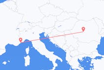 Flyreiser fra Sibiu, Romania til Nice, Frankrike
