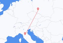 Flyg från Wroclaw, Polen till Florens, Italien