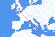 Flyreiser fra Bournemouth, England til Catania, Italia