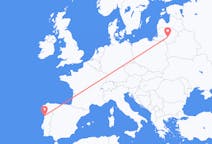 Flyg från Kaunas till Porto