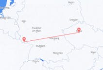Vluchten van Saarbrücken naar Praag