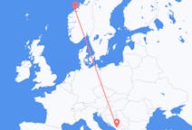 Flyg från Podgorica till Molde