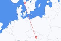 Vluchten van Bratislava, Slowakije naar Göteborg, Zweden