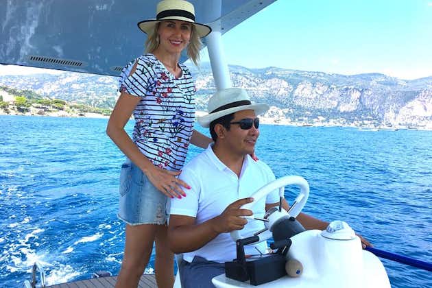 Romantisk privat tur for 2 plus guide på din egen soldrevne båd