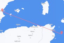 Flights from Lampedusa, Italy to Valencia, Spain