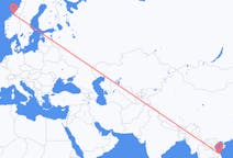 Flights from Da Nang, Vietnam to Ørland, Norway