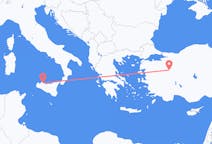 Flyg från Palermo, Italien till Kutahya, Turkiet