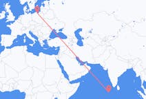 Flights from Malé, Maldives to Gdańsk, Poland