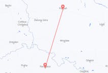 Flights from Poznań, Poland to Pardubice, Czechia