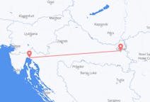 Flyreiser fra Osijek, Kroatia til Rijeka, Kroatia