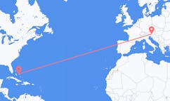 Flights from Rock Sound, the Bahamas to Klagenfurt, Austria