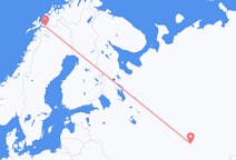 Flyg från Nizjnekamsk till Narvik