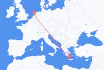 Vluchten van Chania, Griekenland naar Amsterdam, Nederland