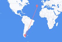 Flyg från Ushuaia, Argentina till Ponta Delgada, Portugal