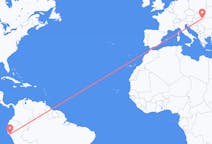 Flyreiser fra Chiclayo, Peru til Debrecen, Ungarn