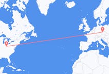 美国出发地 代頓 (印地安納州)飞往美国目的地 布拉格的航班