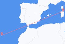 Flug frá Funchal til Olbia