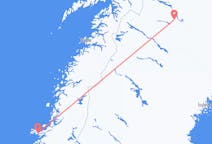 Vluchten van Kiruna naar Rørvik, Sør-Trøndelag