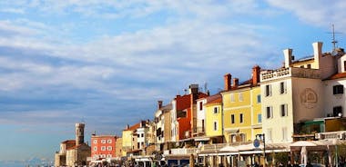 Piran y costa panorámica eslovena desde Trieste