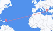 美国出发地 聖胡安德蒂瓦斯區飞往美国目的地 雅典的航班