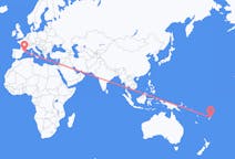 Flyg från Savusavu, Fiji till Barcelona, Spanien