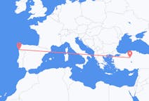 Vluchten van Ankara, Turkije naar Vigo, Spanje